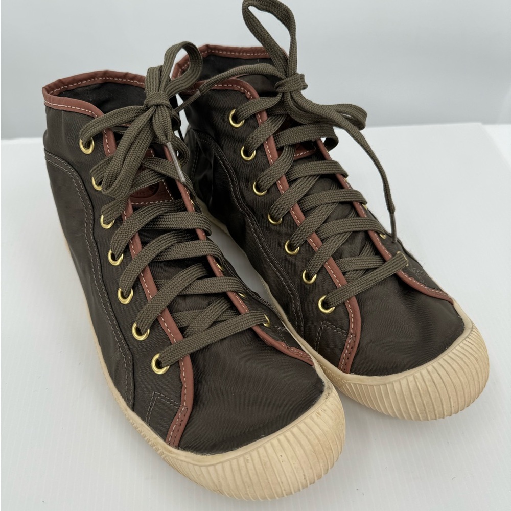 Palladium Bikers Boots Green Size‎ 8.5 EUC
